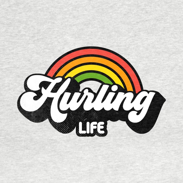 Groovy Rainbow Hurling Life by rojakdesigns